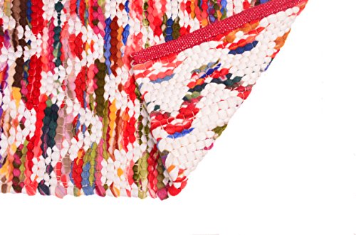 Runner Rug 2x6 ft Area Rugs Multi Color Soft HandWoven (29''x 73'') Carpet Entry Way Bedroom Living Room Dining Bathroom Rug by MystiqueDecors
